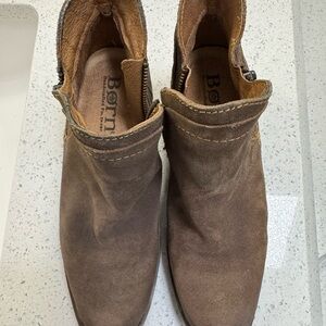 Born Tan Leather Ankle BootsReserved for Kdesens